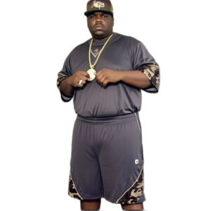 Vintage And1 Basketball Shorts Gray And Gold Large (seems A Lot Bigger) Pockets